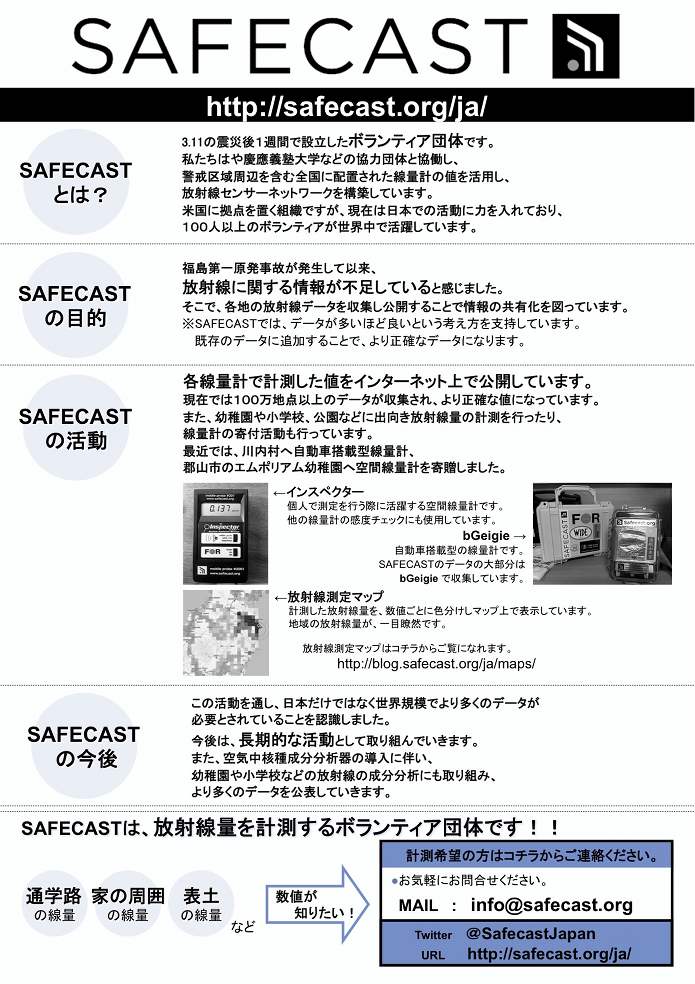 Safecast Pamphlet