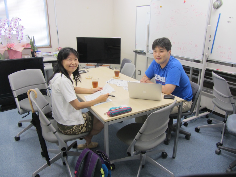 坪倉先生 & 田中