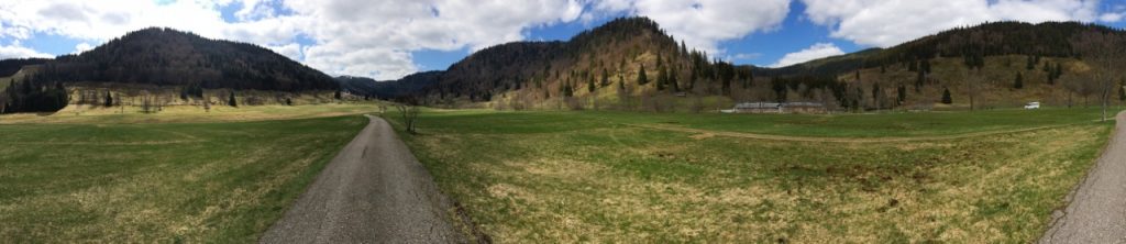 Panorama of Krunkelbach Valley